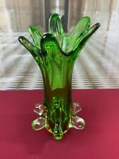 GROSSE PRUNKVASE VASE AUS GLAS