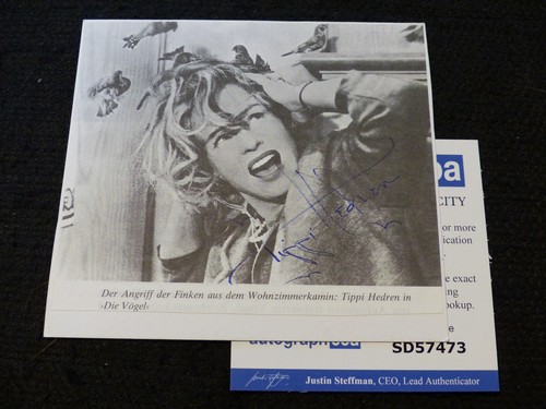 Tippi hedren signed - signed, autogramm