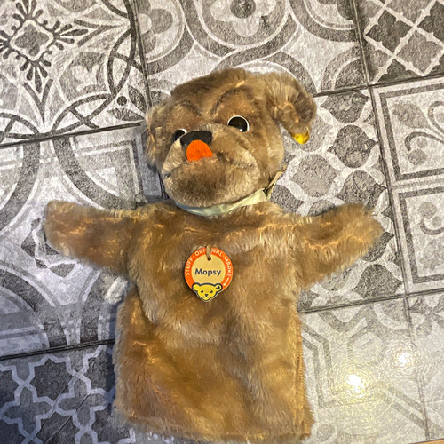 Steiff handpuppe mops - handpuppe, mopsy