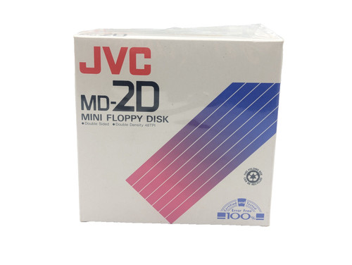 Jvc 25 disketten - md-2d, 5,25"