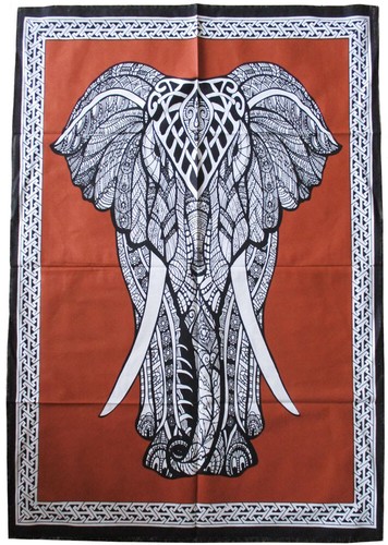 Elefant dekotuch 110x75 - elefant,