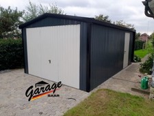BLECHGARAGE - 3,5 m x 5,5 m -