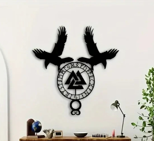 Wikinger rabe valknut metall - wikinger,