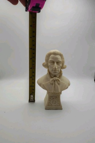 Goethe büste mit - mit, lyra-sockel