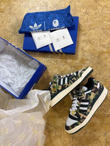 Adidas bape forum low - x,