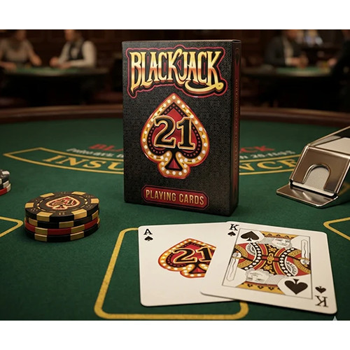 Black jack spielkarten mit - jack,