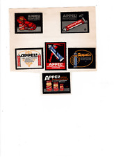 6 alte Reklamemarken für Appels Delikatessen aus Hannover (Lebensmittel Reklame)