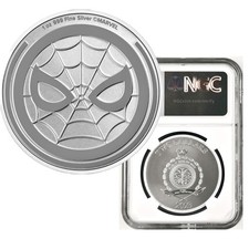 1oz Spider-Man Silbermünze