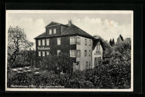 Ansichtskarte waltershausen - ansichtskarte,