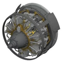 1/48 F4F-3A Motor mit Kuh für