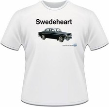 Volvo T-Shirt "Swedeheart" Gr. L Volvo Amazon Geschenk f. Volvo-Fans 121/122