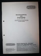 Betriebsanleitung - Landwirtschaft : Westfalia systemat - Melkzeug-Ab-Automatik