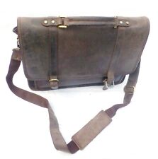 GUSTI Leder Aktentasche Umhängetasche Echtes Leder Graubraun