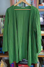 Deerberg Lagenlook Jacke Cardigan Überwurf  Grün