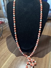 Vintage Korallen-Perlenkette