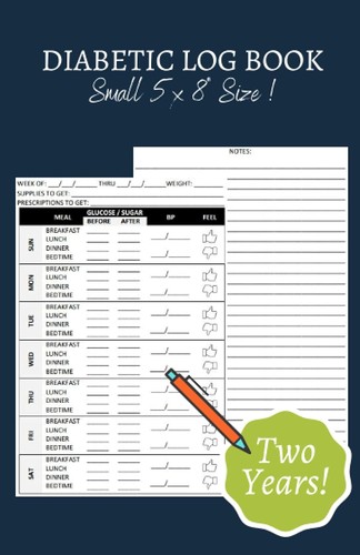 Diabetic log book - log, small