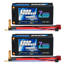 2x Zeee 7.4V 5000mAh 2S Lipo