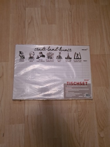 Spieleblock tischset stadt - -,