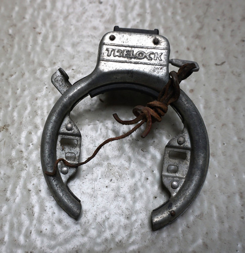 Vintage trelock rahmenschloss - vintage,