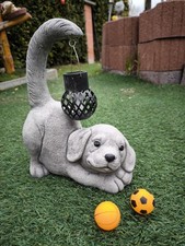 Gartendekoration  Hund mit