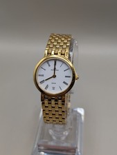 Dugena Vintage Golden Damenuhr, Mit  Saphir Crystal 