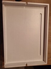 2  Nachttische für Bett aus Bambus, Bettablage zum Einhängen mit Schraubklemmen