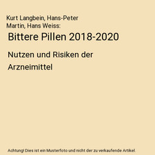 Bittere Pillen 2018-2020