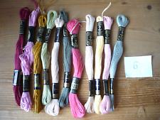 Konvolut von Stickgarn MEZ  Mouline Standed    6