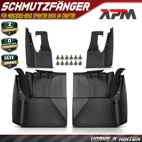 Schmutzfänger vorne hinten - 4x,