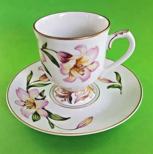 Handgemalte rosa lilie - handgemalte,