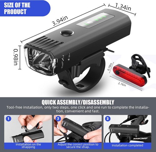 Led fahrrad beleuchtung akku - led,