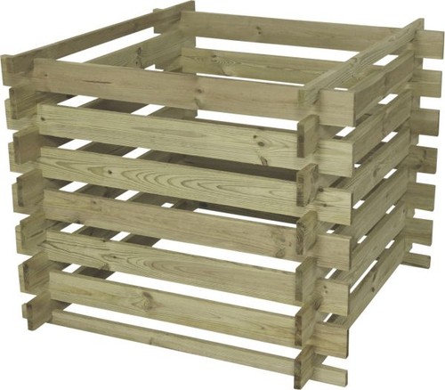 Holz komposter 100x70x100cm - holz-komposter,