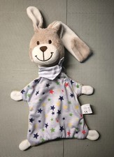 TCM Tchibo Schmusetuch Hase mit Sternen und Halstuch Kuscheltuch Schnuffeltuch