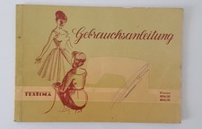 DDR Betriebsanleitung Textima Nähmaschine