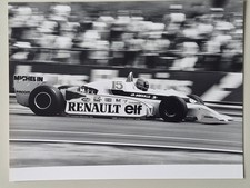 Pressefotos Renault Formel 1 V6 Turbo RS 10 1979 2 S/W-Hochglanzabzüge