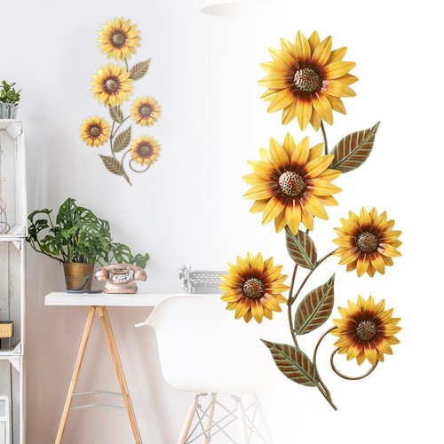 Metall sonnenblumen - 3d,