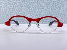 Theo Brille Damen Rot Rund