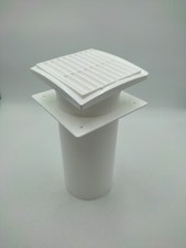 Abluftkanal Mauerdurchführung 125 weiß 10006405 EUROPART 