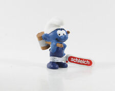 Schlumpf Schlümpfe == 2.0832 == Handwerker mit Holzhammer Schleich smurf