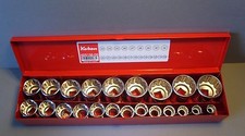 Koken 4251M-06 Stecknuss Satz 1/2" Sw.10-32mm 12kant in einer Metall Kassette...