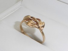 585 583 Rotgold 14K Gold Ring Goldring Verlobungsring RG 55 - 17,5 mm 9601