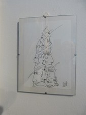 Handzeichnung,  handsigniert