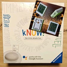 ✅kNOW! Google Home/Nest Mini (ohne) Game Wissen Rate Quiz Ravensburger 27254 ➕?