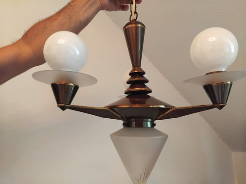 Antike hänge lampe - , pendel