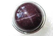 RARITÄT echter Stern Rubin Sternrubin RING 925 Silber RIESIG Gr17 *17x10mm* TOP 