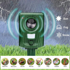 1-4X SOLAR TIERVERTREIBER ULTRASCHALL ABWEHR MARDER KATZEN HUNDE ABWEHR SCHRECK