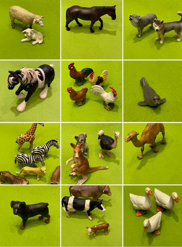 Schleich schaf lamm pferd - schleich,