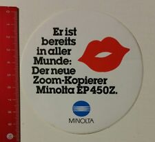 Aufkleber/Sticker: Minolta - Der neue Zoom-Kopierer Minolta EP 450Z (050417135)