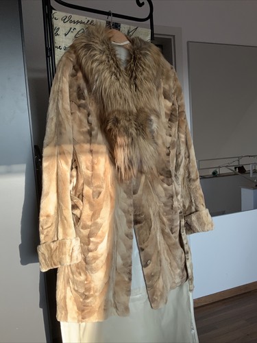 Pelz pelzmantel fuchs nerz - pelz,