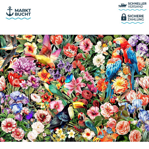 Puzzle 1000 teile blumen - teile, und